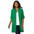 thumbnail image 1 of Jessica London Women's Plus Size Gauze Mega Tunic, 1 of 3