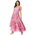 thumbnail image 1 of Jessica London Women's Plus Size Georgette Flyaway Maxi Dress, 1 of 3