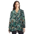thumbnail image 1 of Jessica London Women's Plus Size Georgette High Low Tunic, 1 of 4