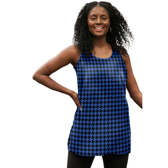 Jessica London Women's Plus Size Georgette Tunic Tank