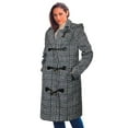 thumbnail image 1 of Jessica London Women's Plus Size Hooded Toggle Wool Coat, 1 of 5