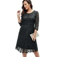thumbnail image 1 of Jessica London Women's Plus Size Lace Fit & Flare Dress, 1 of 5