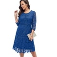 thumbnail image 1 of Jessica London Women's Plus Size Lace Fit & Flare Dress, 1 of 5