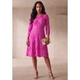 thumbnail image 1 of Jessica London Women's Plus Size Lace Fit & Flare Dress, 1 of 2