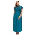thumbnail image 1 of Jessica London Women's Plus Size Lace Maxi Dress, 1 of 5