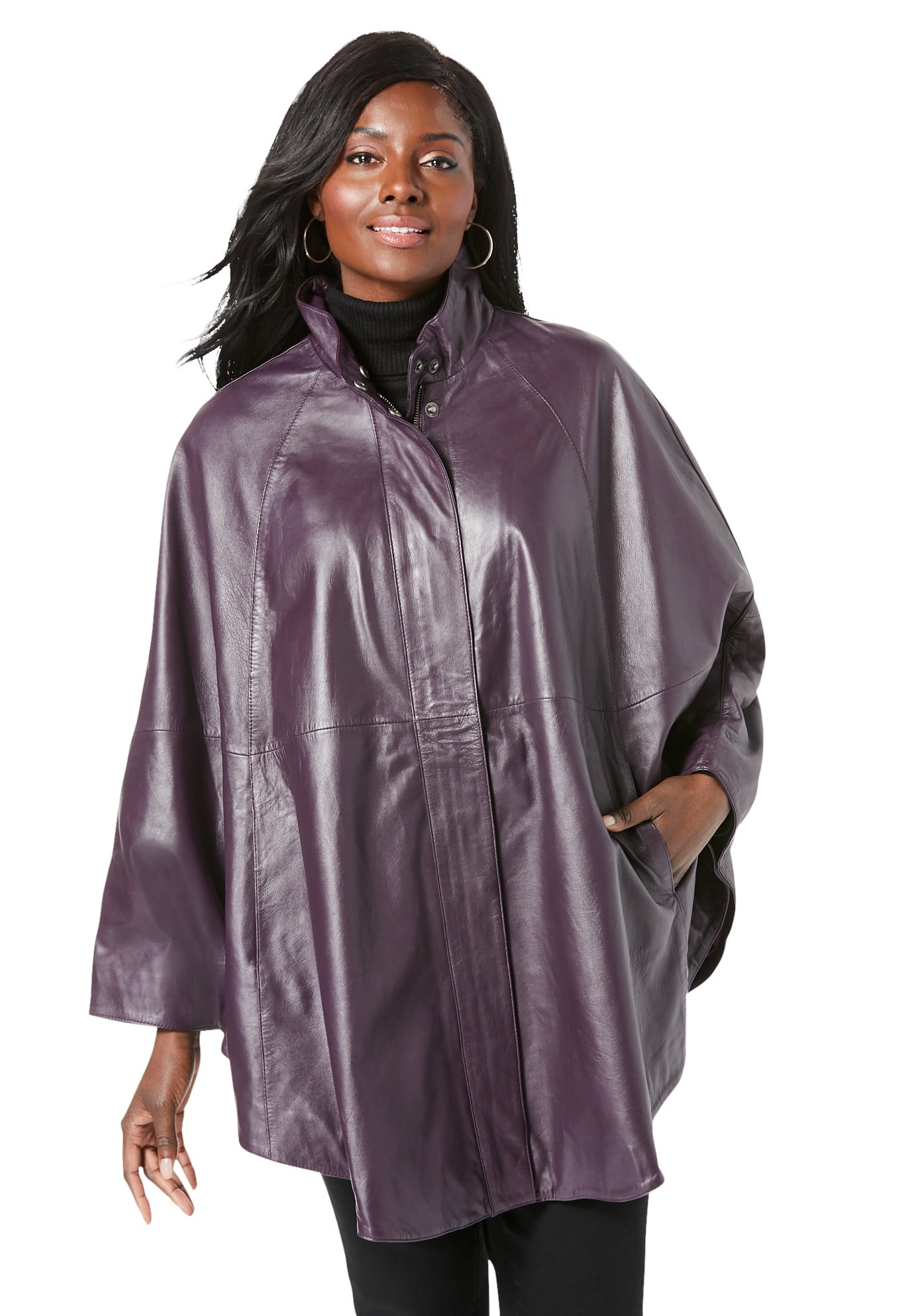 Leather poncho best sale cape