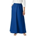 thumbnail image 1 of Jessica London Women's Plus Size Linen Maxi Skirt, 1 of 3