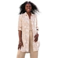 thumbnail image 1 of Jessica London Women's Plus Size Linen Mega Tunic, 1 of 2