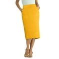 thumbnail image 1 of Jessica London Women's Plus Size Linen Sailor Skirt, 1 of 3