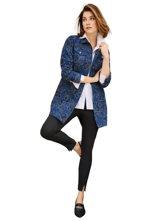 Long Denim Jacket Oversized Jean Jacket