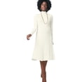 thumbnail image 1 of Jessica London Women's Plus Size Mock Neck Midi Sweater Dress, 1 of 3