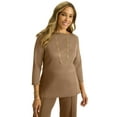 thumbnail image 1 of Jessica London Women's Plus Size Perfectease Boatneck Top, 1 of 3