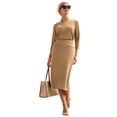 thumbnail image 1 of Jessica London Women's Plus Size Perfectease Midi Skirt, 1 of 1