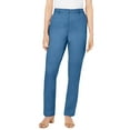 thumbnail image 1 of Jessica London Women's Plus Size Petite Stretch Cotton Chino Straight-Leg Pant, 1 of 3
