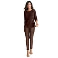 thumbnail image 1 of Jessica London Women's Plus Size Ponte Belted Top, 1 of 1