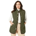 thumbnail image 1 of Jessica London Women's Plus Size Quilted Vest, 1 of 6