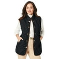 thumbnail image 1 of Jessica London Women's Plus Size Quilted Vest, 1 of 3