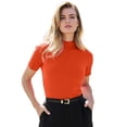 thumbnail image 1 of Jessica London Women's Plus Size Rib Mockneck Sweater, 1 of 4