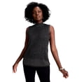 thumbnail image 1 of Jessica London Women's Plus Size Ribbed Sleeveless Shell, 1 of 3