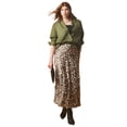 thumbnail image 1 of Jessica London Women's Plus Size Satin Maxi Skirt, 1 of 3