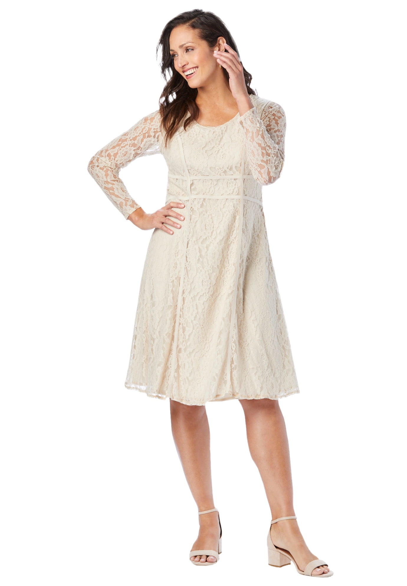 White lace clearance dress size 20