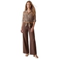 thumbnail image 1 of Jessica London Women's Plus Size Sheer Georgette Mega Tunic, 1 of 5