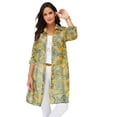 thumbnail image 1 of Jessica London Women's Plus Size Sheer Georgette Mega Tunic, 1 of 5