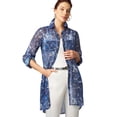 thumbnail image 1 of Jessica London Women's Plus Size Sheer Georgette Mega Tunic, 1 of 6