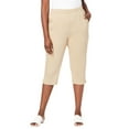 thumbnail image 1 of Jessica London Women's Plus Size Soft Ease Capri, 1 of 4