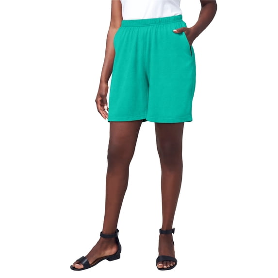 Jessica London Women's Plus Size Soft Ease Knit Shorts