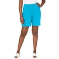 thumbnail image 1 of Jessica London Women's Plus Size Soft Ease Knit Shorts, 1 of 5