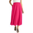thumbnail image 1 of Jessica London Women's Plus Size Soft Ease Midi Skirt, 1 of 4