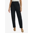 thumbnail image 1 of Jessica London Women's Plus Size Soft Ease Cotton Knit Straight-Leg Pant, 1 of 4