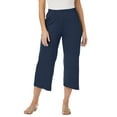 thumbnail image 1 of Jessica London Women's Plus Size Soft Ease Wide Crop, 1 of 3