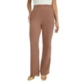 thumbnail image 1 of Jessica London Women's Plus Size Soft Ease Wide Leg Pant, 1 of 5