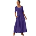 thumbnail image 1 of Jessica London Women's Plus Size Square Neck Maxi Dress, 1 of 1
