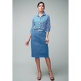 thumbnail image 1 of Jessica London Women's Plus Size Stretch Cotton Chino Skirt, 1 of 4