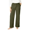 thumbnail image 1 of Jessica London Women's Plus Size Stretch Cotton Chino Wide-Leg Trouser, 1 of 5