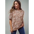thumbnail image 1 of Jessica London Women's Plus Size Stretch Cotton Cuff Tee, 1 of 3