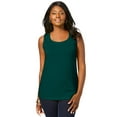 thumbnail image 1 of Jessica London Women's Plus Size Stretch Cotton Horseshoe Neck Tank, 1 of 6