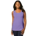 thumbnail image 1 of Jessica London Women's Plus Size Stretch Cotton Horseshoe Neck Tank, 1 of 5