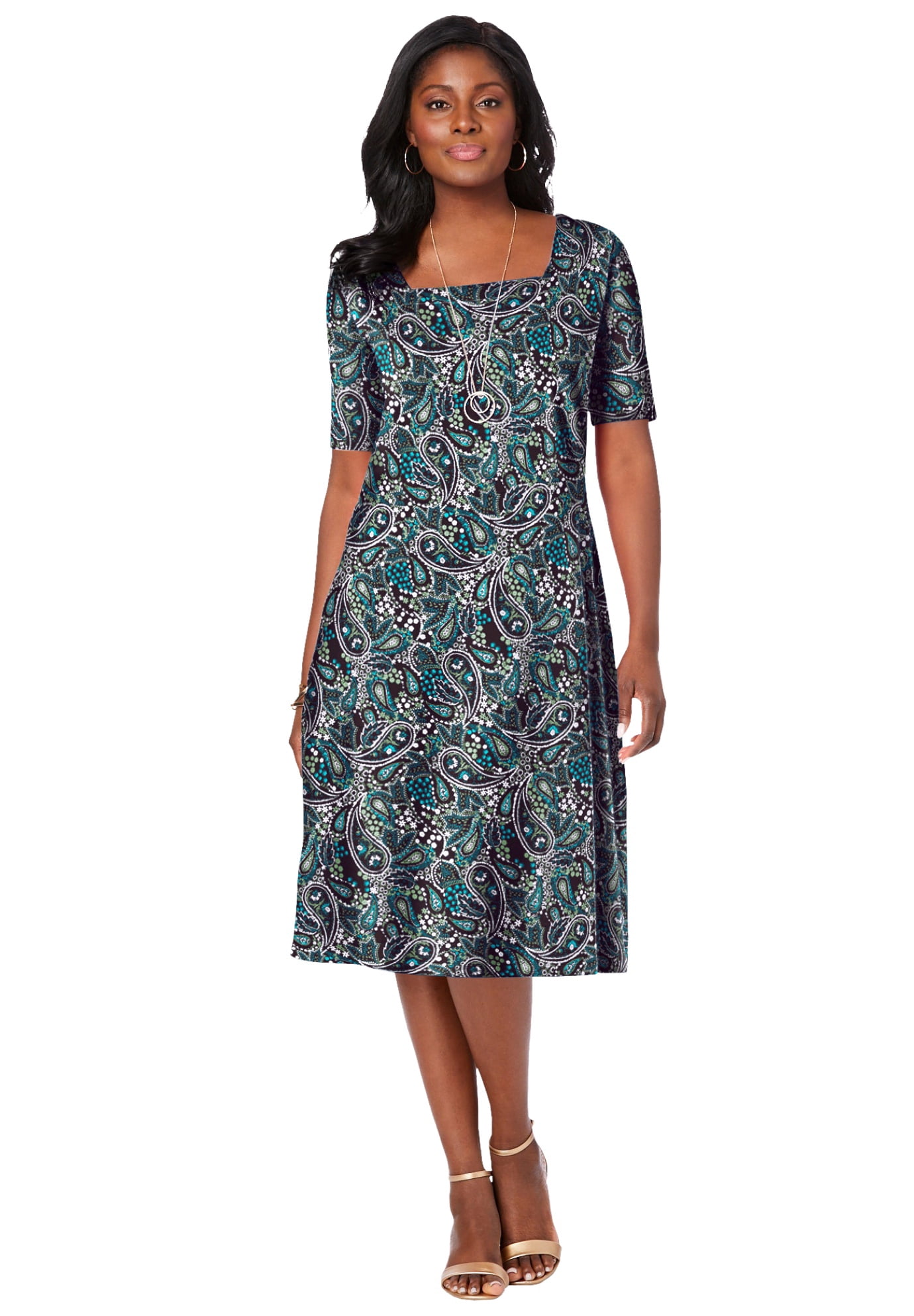 low heel dress shoes for women Women's Caldise Colour:Turquoise color_name:black Oxiuly Women's Cap Sleeve