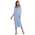 thumbnail image 1 of Jessica London Women's Plus Size Stretch Cotton T-Shirt Dress, 1 of 3