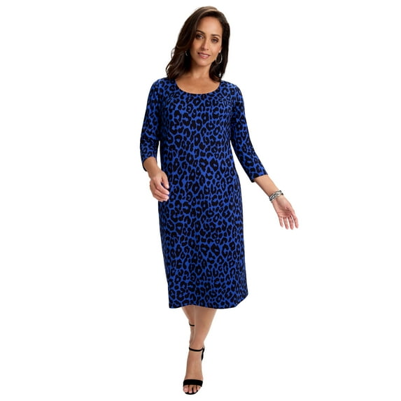 Jessica London Women's Plus Size Stretch Cotton T-Shirt Dress