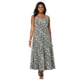 thumbnail image 1 of Jessica London Women's Plus Size Stretch Cotton Tank Maxi Dress, 1 of 4