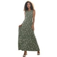 thumbnail image 1 of Jessica London Women's Plus Size Stretch Cotton Tank Maxi Dress, 1 of 4