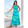 thumbnail image 1 of Jessica London Women's Plus Size Stretch Cotton Tank Maxi Dress, 1 of 4