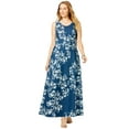 thumbnail image 1 of Jessica London Women's Plus Size Stretch Denim Maxi Dress, 1 of 6
