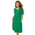 thumbnail image 1 of Jessica London Women's Plus Size Stretch Knit A-Line Dress, 1 of 4