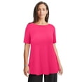 thumbnail image 1 of Jessica London Women's Plus Size Stretch Knit Boatneck Swing Tunic, 1 of 4